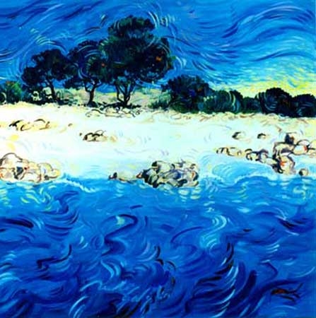 Sardinia Calaliberotto / Cerdeña / 65 x 65 cm