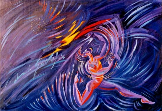Divertendosi nello Spazio / 55 x 38 cm