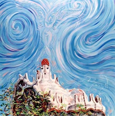 Il Guardiano Gaudí / 90 x 90 cm