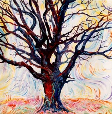 Aspettando la Primavera / 60x60 cm