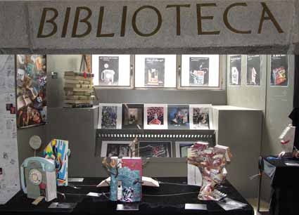 Exposición esculturas Libros Re Creados